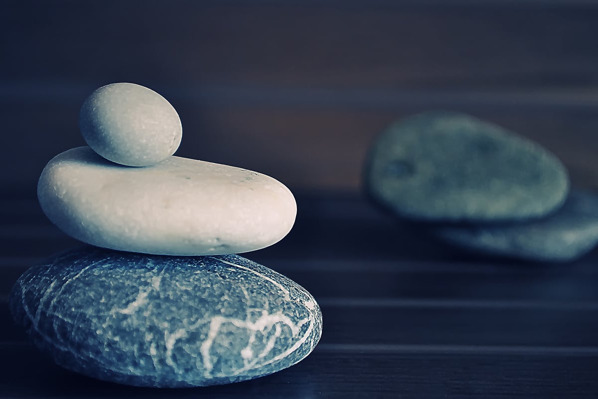 Balanced pebbles Balanced pebbles